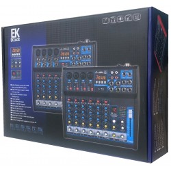 Mesa de Mezcla con Efectos EK AUDIO KT08UP