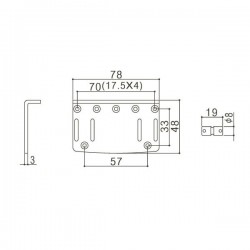 Cordal Puente Gotoh Bajo Cromado 203B-4