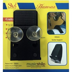 Gitano ergoplay con ventosas mejoradas. Soporte de guitarra clasica y flamenca