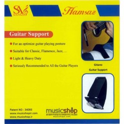 Gitano ergoplay con ventosas mejoradas. Soporte de guitarra clasica y flamenca