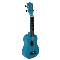 Ukelele Soprano con Funda LANAI Azul Claro Brillo