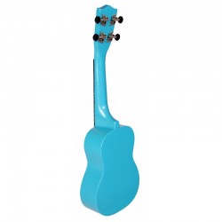 Ukelele Soprano con Funda LANAI Azul Claro Brillo