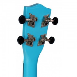 Ukelele Soprano con Funda LANAI Azul Claro Brillo