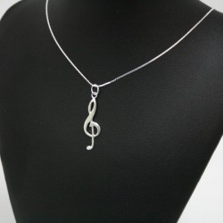 Colgante Clave de Sol Plata de Ley