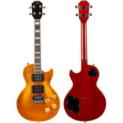 Ukelele Tenor Flight Rock Series Centurion Vintage Gold Electric