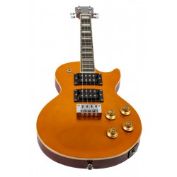 Ukelele Tenor Flight Rock Series Centurion Vintage Gold Electric