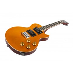 Ukelele Tenor Flight Rock Series Centurion Vintage Gold Electric