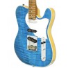 Guitarra Eléctrica ARIA 615-MK2 Nashville Azul Translúcido