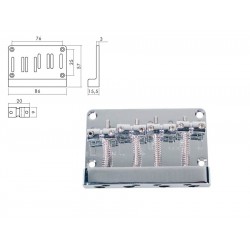 Puente de bajo BB-304-C