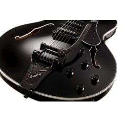 VOX Bobcat V90 Bigsby Jet Black Sem-Hollow