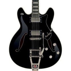Hagstrom Tremar Viking DLX BLK