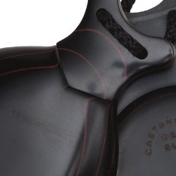 Castañuelas del Sur Fibra Negra Veteada Roja Nº5