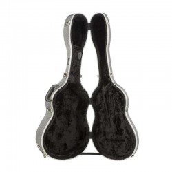 Rapsody Armonia Plateado 3D rugoso Estuche guitarra