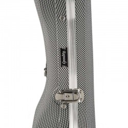 Rapsody Armonia Plateado 3D rugoso Estuche guitarra