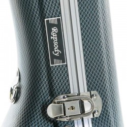 Rapsody Armonia Plateado 3D rugoso Estuche guitarra