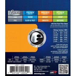 Juego Cuerdas Guitarra Eléctrica Elixir Nanoweb 12152 (012-052)