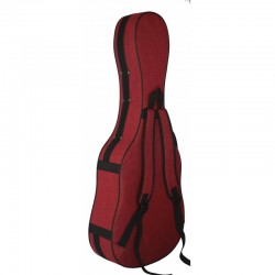 Estuches Foam Clásica Cibeles Gris Jaspeado Forro Rojo