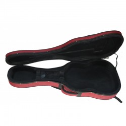 Estuches Foam Clásica Cibeles Gris Jaspeado Forro Rojo