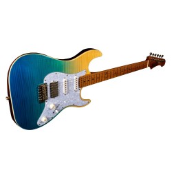Guitarra Eléctrica Jet JS450-TBL-HSS Transparent Blue