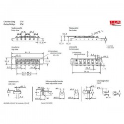 Schaller STM TOM-Style Bridge C
