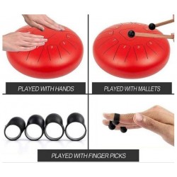 Tongue Drum 10"/25Cm 11 Tonos