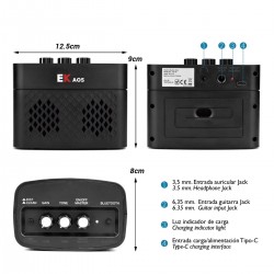 Amplificador EK de Guitarra EKA05 Portátil 5W