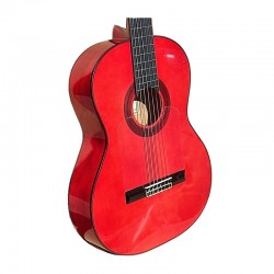 Vicente Tatay guitarra flamenca teñida roja C320.590RJ