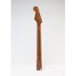 Allparts mástil Strat Arce flameado torrefactado