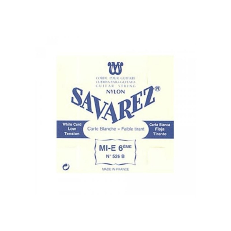Cuerda Savarez Carta Blanca 526B 6ª Clásica LT