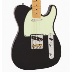 Vintage V75BK electric guitar gloss black