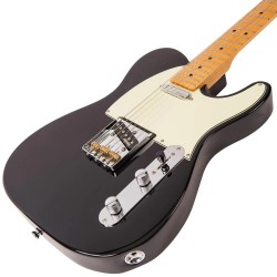 Vintage V75BK electric guitar gloss black