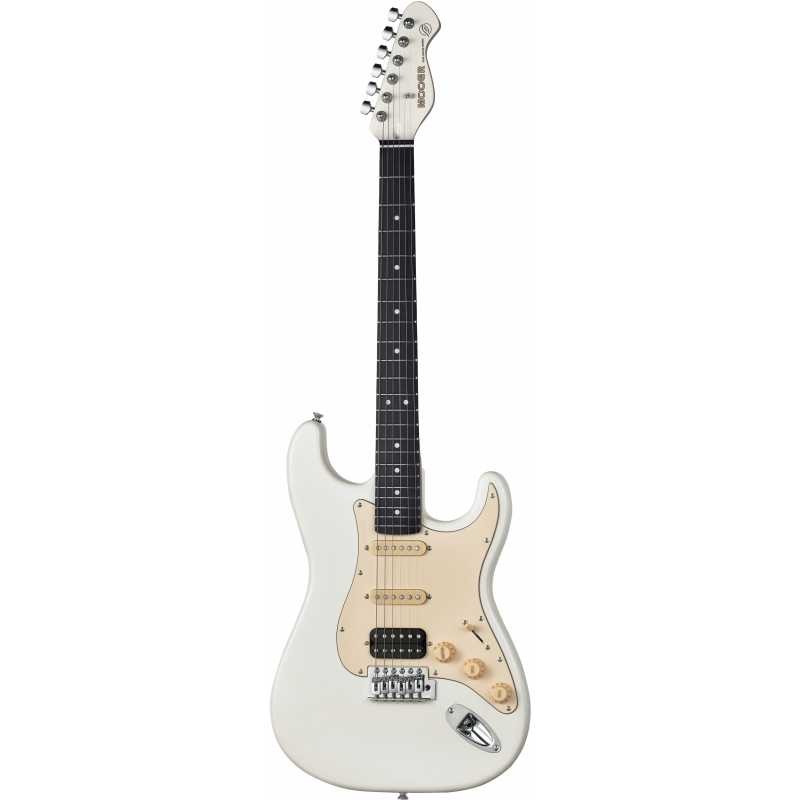 Mooer MSC10 Pro Guitar Vintage White