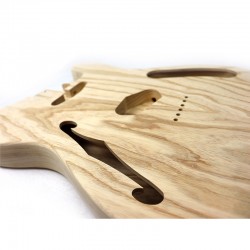 Cuerpo estilo Telecaster Thinline swamp ash