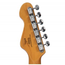 Vintage REVO Series 'Colt' SS Twin Electric Guitar ~ Ventura Green