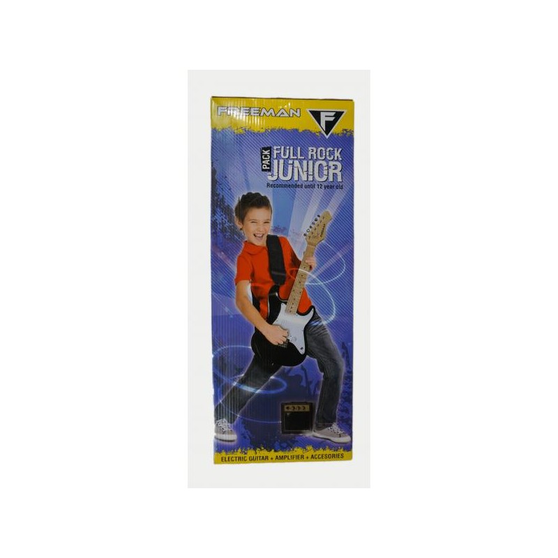 Guitarra Freeman Pack Full Rock Junior Negro