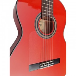Martínez MR3 Guitarra Flamenca Roja