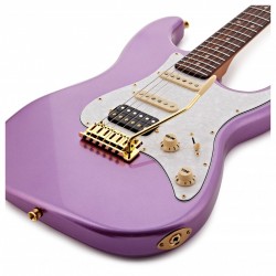 Guitarra Eléctrica Jet JS480-VIG Violet, Gold Hardware