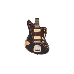 VIntage V65V Black Guitarra Eléctrica