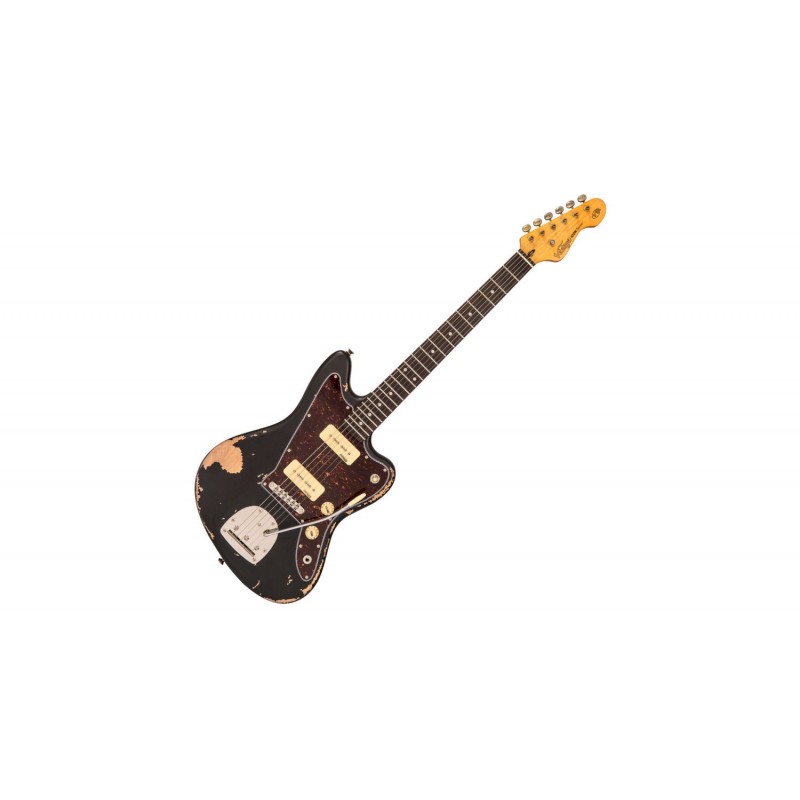 VIntage V65V Black Guitarra Eléctrica
