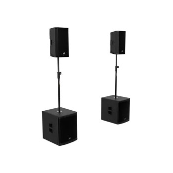 Audibax Pro Concert Set. Sistema de sonido completo de 2400 vatios