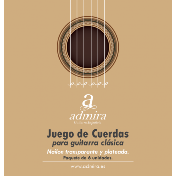 Juego de Cuerdas ADMIRA para Guitarra Clásica