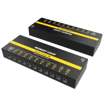 Monkey Loop Mega Power 10 Fuente Alimentación Para Pedales