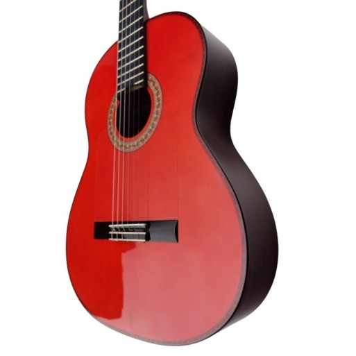 Antonio De Toledo Modelo F17 Negra de Palosanto teñido de rojo ATF-17NR