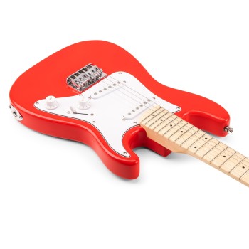 Max GigKit Junior Conjunto Guitarra Eléctrica Rojo 1/4