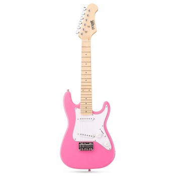 Max GigKit Junior Conjunto Guitarra Eléctrica Rosa 1/4