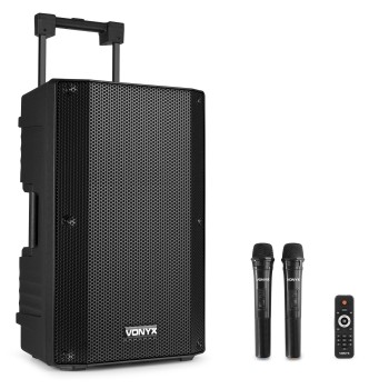 Vonyx VSA500-BP Sistema Portátil 12" HH+BP UHF