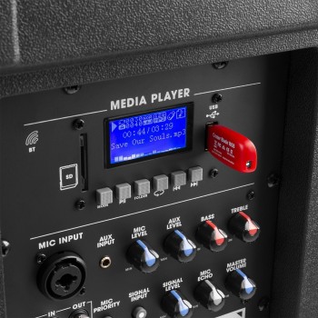 Vonyx VSA500-BP Sistema Portátil 12" HH+BP UHF