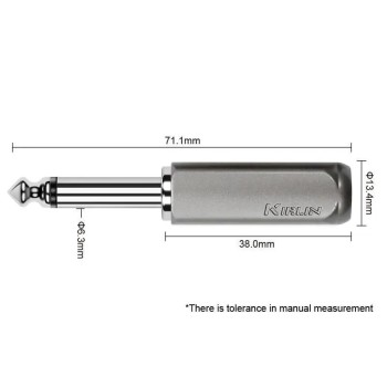 Cable Instrumento Glow Series Imge-221-3M Jack - Jack 22 Awg Kiwi pop