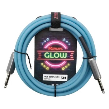Cable Instrumento Glow Series Imge-221-3M Jack - Jack 22 Awg Ocean mist