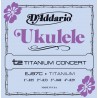 Cuerdas D'Addario EJ87C Titanium Ukulele Concert